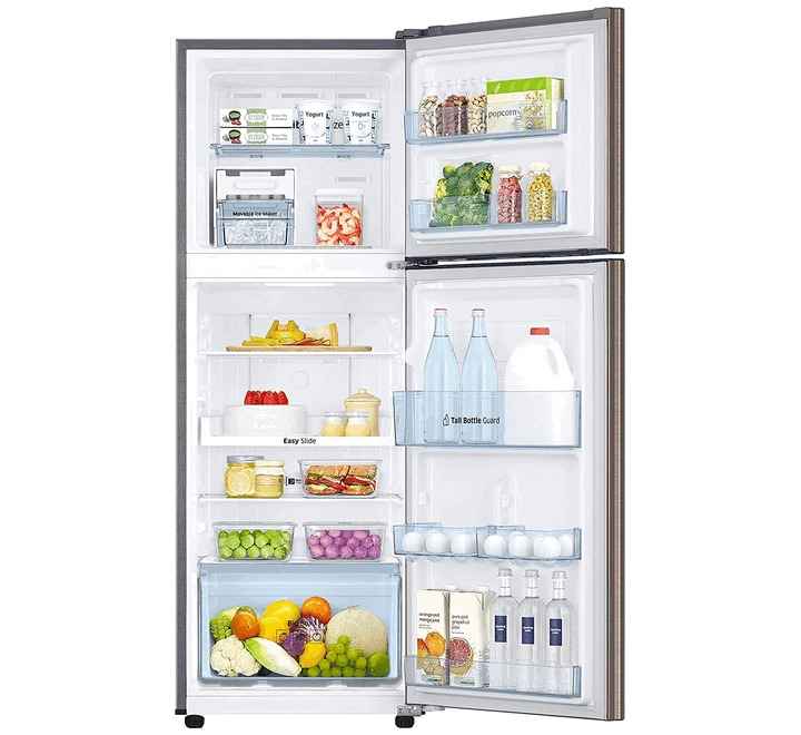 Samsung 253 L 2 Star Inverter Frost-Free Double Door Refrigerator (RT28T3722DX Luxe Brown)